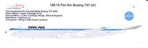 1/100 Scale Decal Pan American 707-321B