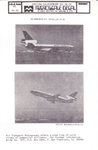 1/144 Scale Decal British Caledonian DC10-30