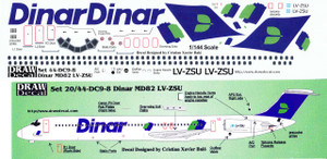 1/144 Scale Decal Dinar MD-82