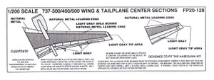 1/200 Scale Decal 737-300 / 400 / 500 Coroguard Multiple Aircraft