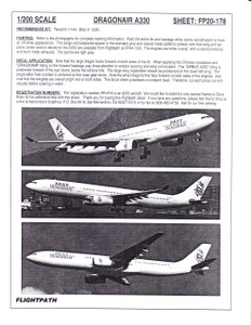 1/200 Scale Decal Dragonair A-330