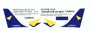 1/200 Scale Decal Ladeco 737-200