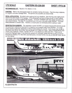 1/72 Scale Decal Eastern Express DO-228