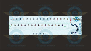 1/144 Scale Decal Caravelle Lifelike Cockpit & Windows