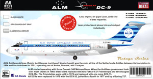 1/144 Scale Decal KLM DC9-15