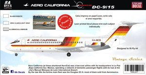 1/144 Scale Decal Aero California DC9-15
