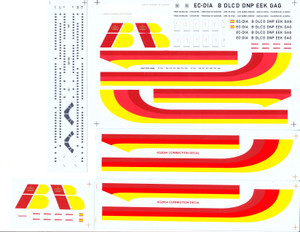1/200 Scale Decal Iberia 747