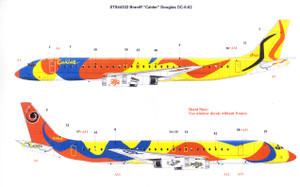 1/144 Scale Decal United Airlines 767-222 / 332 Saul Bass
