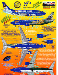 1/144 Scale Decal Western Pacific 737-300 THE SIMPSONS