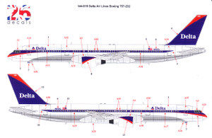 1/144  Scale Decal Delta 757-200