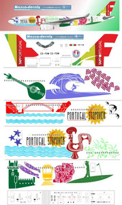 1/144 Scale Decal TAP A330-300 STOPOVER