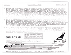 1/144 Scale Decal Delta Airlines DC-10 / MD-11