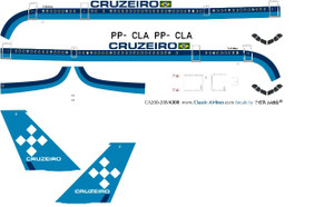 1/200 Scale Decal Cruzeiro A-300