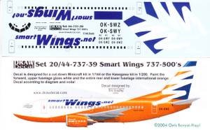 1/144 Scale Decal Smartwings 737-500