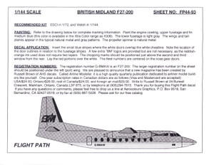 1/144 Scale Decal British Midland F-27-200