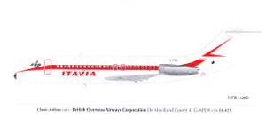 1/72 Scale Decal Itavia DC9-15