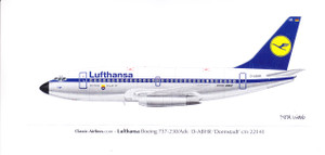 1/72 Scale Decal Lufthansa 737-200