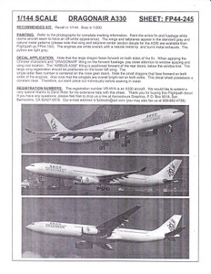 1/144 Scale Decal Dragonair A-330