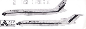 1/200 Scale Decal Eastern 727-100/200 / 757-200