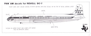 Box Scale Decal Pan American DC-7