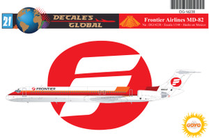 1/144 Scale Decal Frontier Airlines MD-82