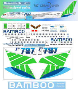 1/144 Scale Decal Bamboo 787