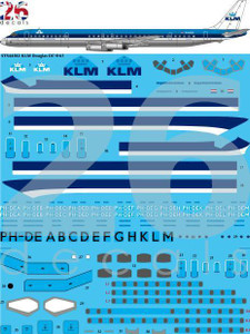 1/144 Scale Decal KLM DC8-63