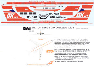 1/144 Scale Decal CSA IL-62