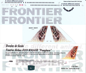 1/144 Scale Decal Frontier A-319 Pronghorn