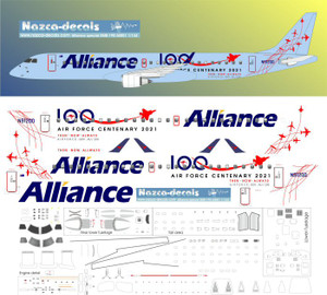 1/144 Scale Decal Alliance EMB-190