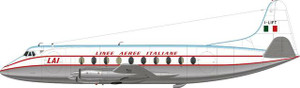 1/72 Scale Decal LAI Italy Viscount 700
