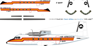 1/144 Scale Decal Air Alsace Nord 262