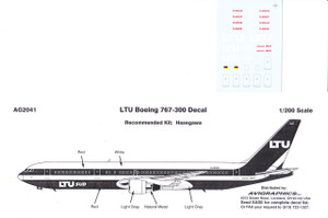 1/200 Scale Decal LTU SUD 767-300