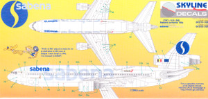 1/144 Scale Decal Sabena DC10-30