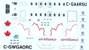1/72 Scale Decal Air Alliance Beech 1900