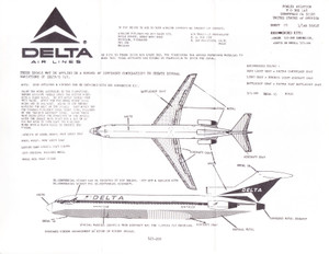 1/144 Scale Decal Delta 727-100 Bicentenial