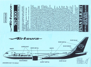 1/200 Scale Decal Airtours 767-300