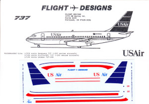 1/200 Scale Decal USAir 737-200