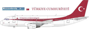 1/144 Scale Decal Turkish Govenrment A-319 VIP