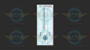 1/144 Scale Decal 757-200/300 3-D Vortex Generator