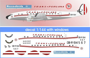 1/72 Scale Decal Trans-Peruana L-749