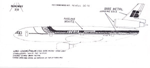 1/144 Scale Decal Iberia DC-10