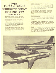1/200 Scale Decal American 707 / 720 / 727 / 737 / 757