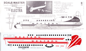 1/144 Scale Decal Western Electra Indian Head