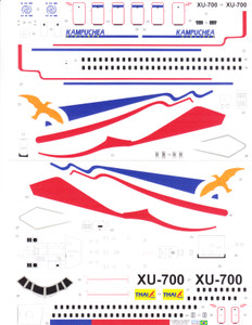 1/100 Scale Decal Kampuchea L-1011