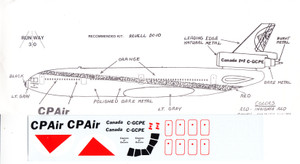 1/144 Scale Decal CPAir DC10-30