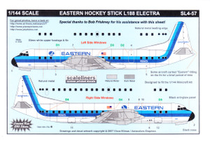 1/144 Scale Decal Eastern L-188 Electra