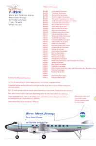 1/144 Scale Decal Marco Island Airways / Air Florida Commuter Martin 404