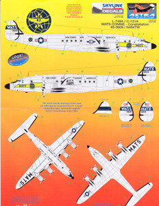 1/144 Scale Decal MATS L-749A / C-121A Connie