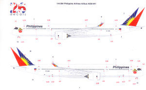1/144 Scale Decal Philippine Airlines A350-941 "Love Bus"
